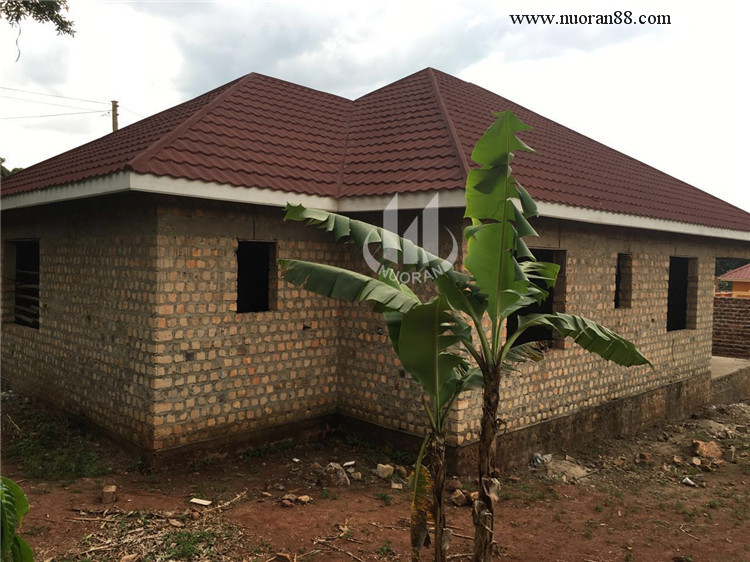 Uganda Metal Roof Tile Villa Case PC05